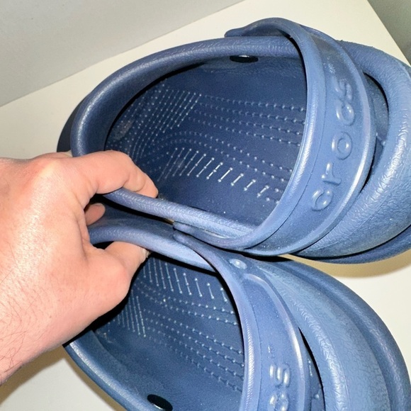 Crocs Men\'s Bistro Slip Resistant Work Clog in Blue-Navy Size 12 main image 10
